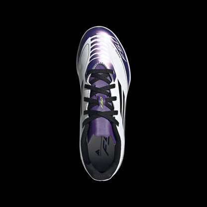 Adidas F50 Club Tf J Messi Guayos blanco de niño para futbol