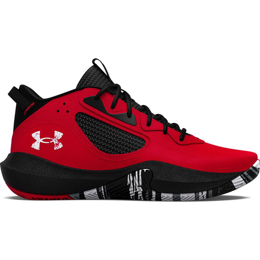 UA Lockdown 6 Tenis rojo de hombre para baloncesto