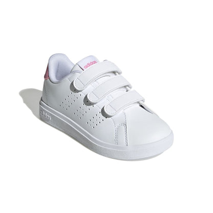 Adidas Advantage Base 2.0 Tenis Blanco De Niño Para Moda