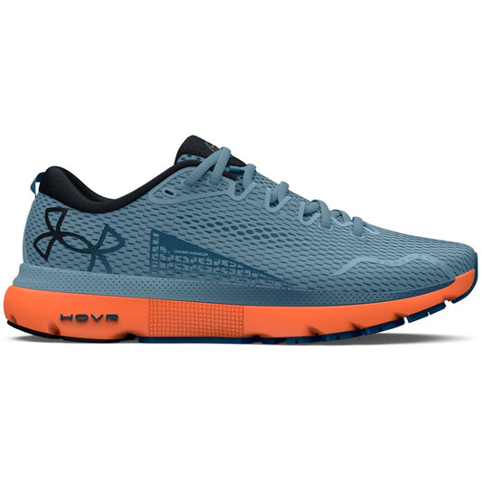 UA Hovr Infinite 5 Tenis gris de hombre para correr