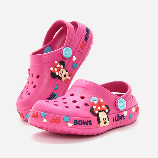 Suecos de Minnie Mouse rosados para niña