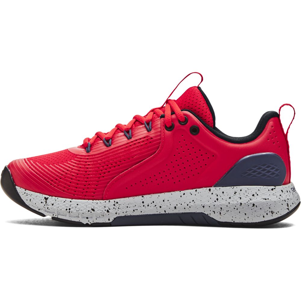 UA Charged Commit Tr 3 Tenis rojo de hombre para outdoor