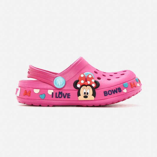 Suecos de Minnie Mouse rosados para niña