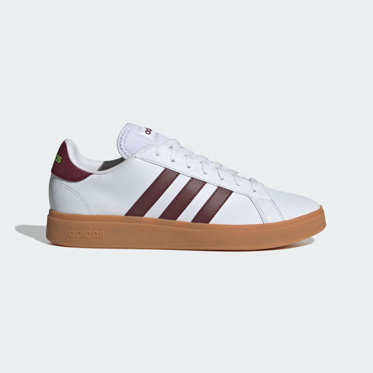 Tenis Adidas Hombre Grand Court TD ID1181 Blanco Rojo