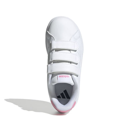 Adidas Advantage Base 2.0 Tenis Blanco De Niño Para Moda