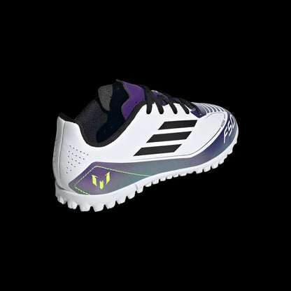 Adidas F50 Club Tf J Messi Guayos blanco de niño para futbol