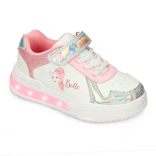 Tenis Casuales Blanco-Rosado Licenses Disney Lilia L Niña