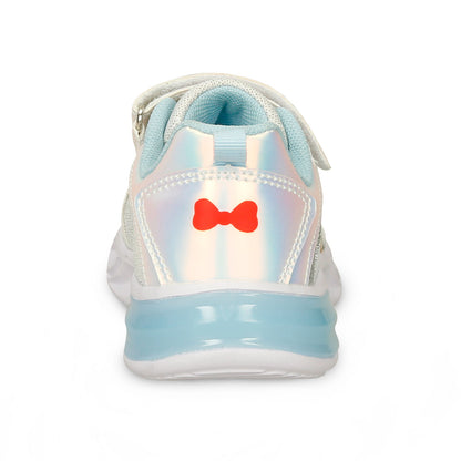 Tenis Casuales Blanco-Plateado Licenses Disney Linda L Niña