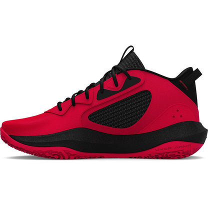 UA Lockdown 6 Tenis rojo de hombre para baloncesto