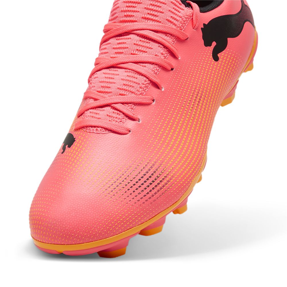 Puma Future 7 Play Fg/Ag Guayos rosado de hombre para futbol