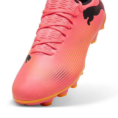 Puma Future 7 Play Fg/Ag Guayos rosado de hombre para futbol