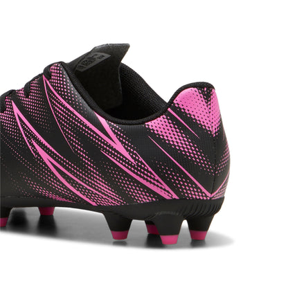 Puma Attacanto Fg/Ag Jr Guayos negro de niño para futbol