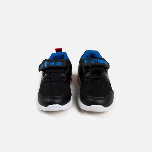 Tenis con luces para niño, negros de Mickey Mouse