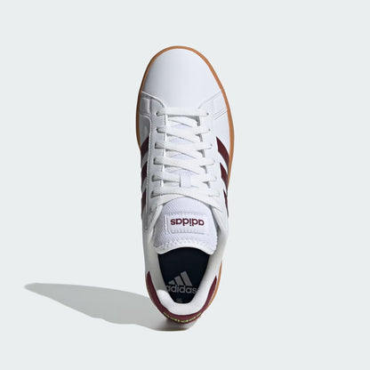 Tenis Adidas Hombre Grand Court TD ID1181 Blanco Rojo