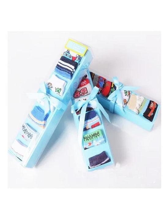 Medias X7 Para Bebé Niño Estampadas