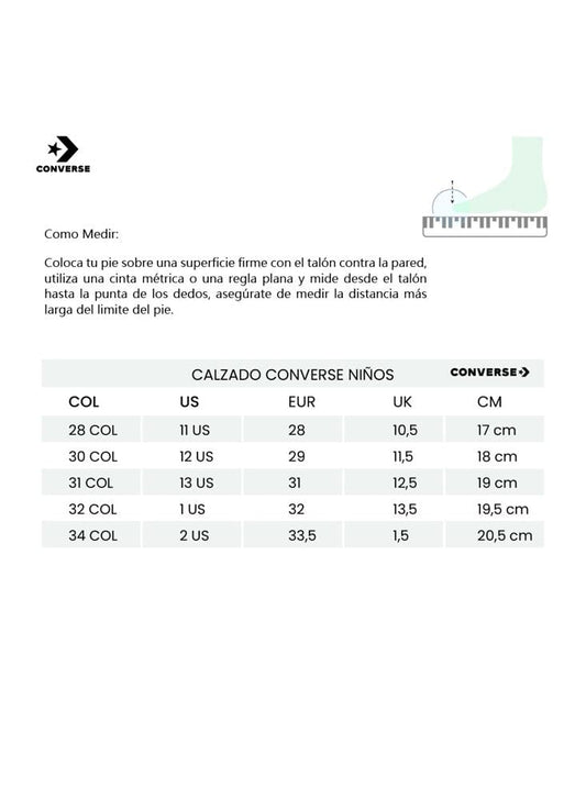 Tenis Converse Chuck Taylor All Star Niños Azul