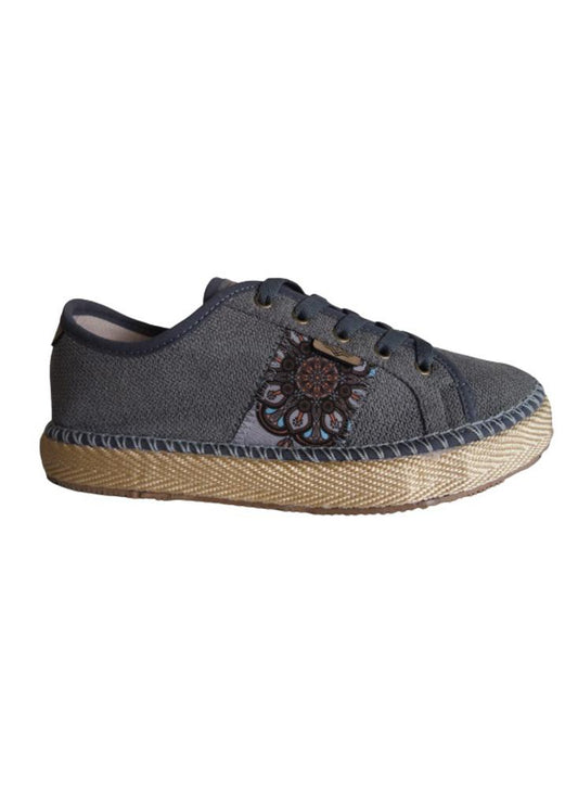 Tenis Deportivos Para Mujer Calzado Guerreros Pt 002 Gris