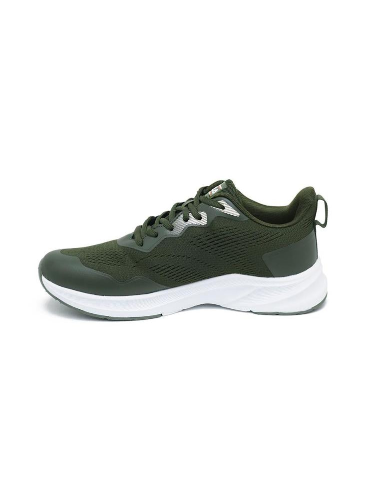 Tenis Fila Lecianmer Running Verde/Naranja