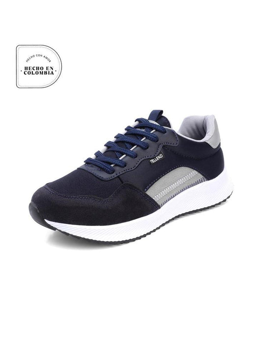 Tenis Hombre Azul Tellenzi 423
