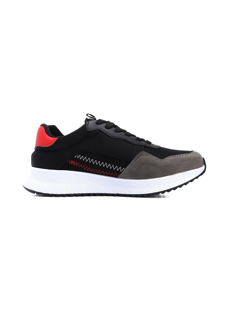 Tenis Hombre Negro Rojo Tellenzi 423