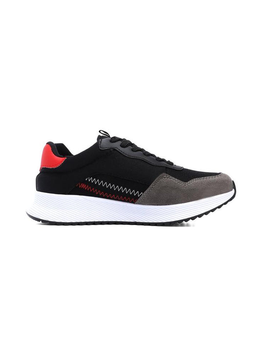 Tenis Hombre Negro Rojo Tellenzi 423