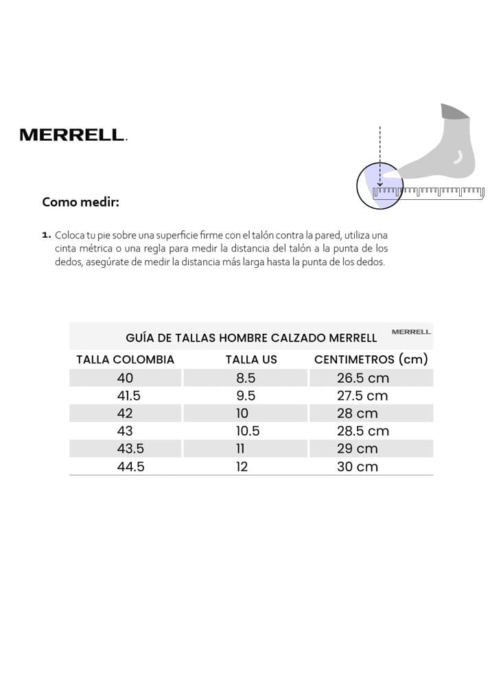 Tenis Merrell Marble M Negro