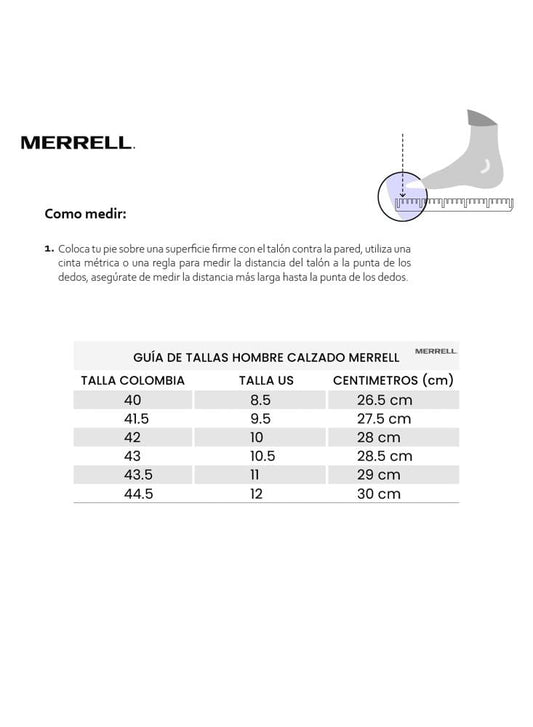 Tenis Merrell Marble M Negro