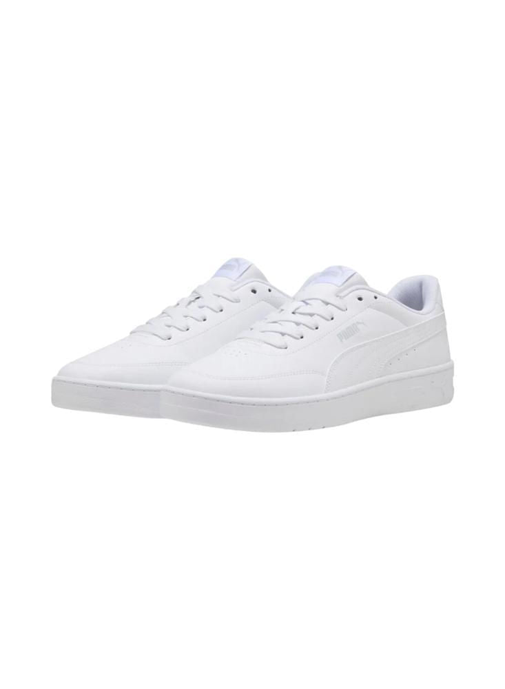 Tenis Puma Court Classic Clean Hombre Blanco