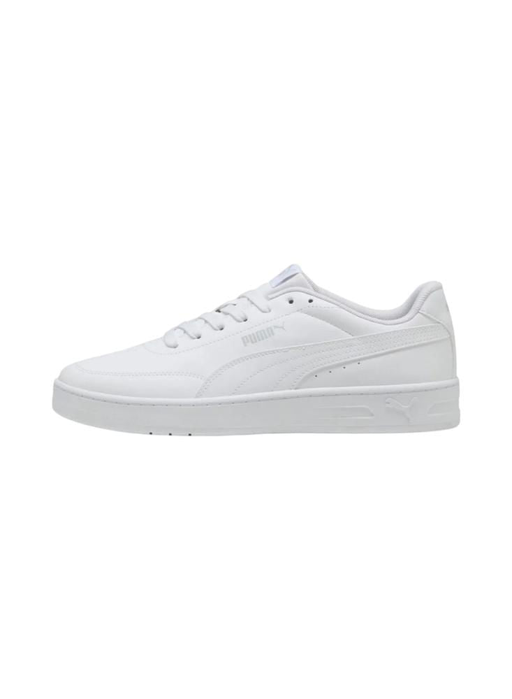Tenis Puma Court Classic Clean Hombre Blanco