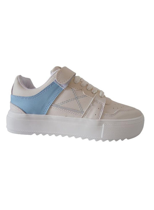 Tenis Urbanos Para Mujer Calzado Guerreros Gi 001 Perla X Azul
