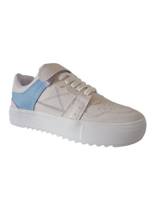 Tenis Urbanos Para Mujer Calzado Guerreros Gi 001 Perla X Azul