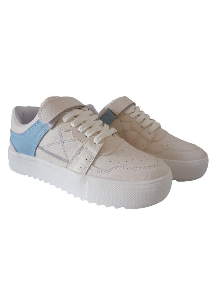 Tenis Urbanos Para Mujer Calzado Guerreros Gi 001 Perla X Azul