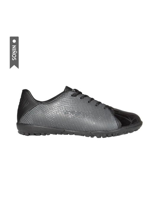Zapatillas Golty Turf Formacion Dimension Niños Negro