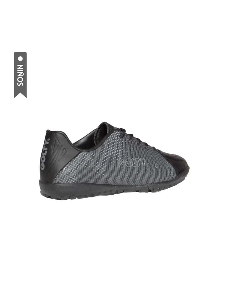 Zapatillas Golty Turf Formacion Dimension Niños Negro