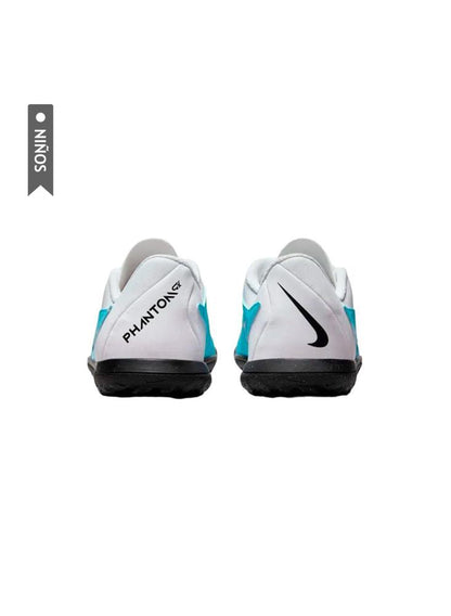 Zapatillas Nike Phantom Gx Club Turf Gs Niños Azul/Blanco