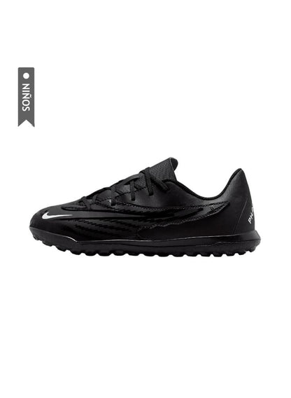 Zapatillas Nike Phantom Gx Club Turf Gs Niños Negro