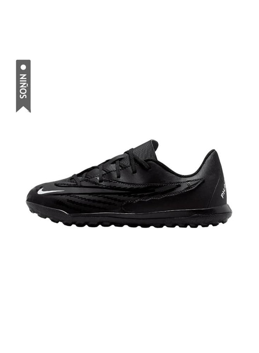 Zapatillas Nike Phantom Gx Club Turf Gs Niños Negro