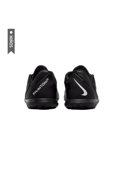 Zapatillas Nike Phantom Gx Club Turf Gs Niños Negro