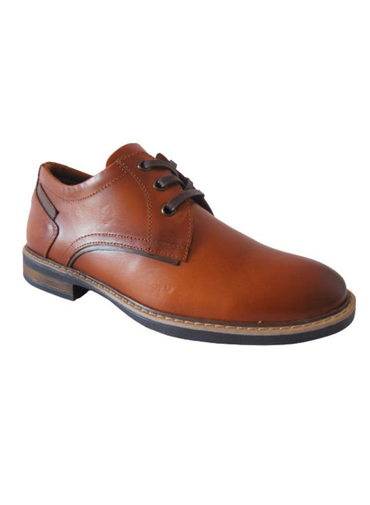 Zapato Casual Formal Para Hombre En Cuero Calzado Guerreros Oh 901 Miel