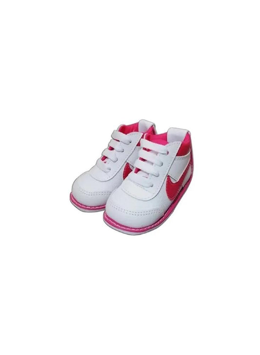 Zapato Tenis Para Niña No Tuerce Rosa